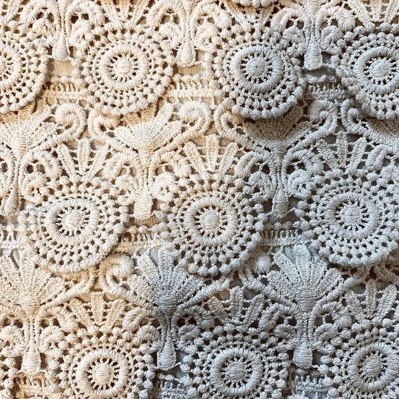 sady + lu • tiered ivory crochet skirt - Picture 2 of 6